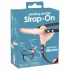 You2Toys - Strap-on - gode double à harnais (couleur chair)