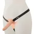 You2Toys - Strap-on - gode double à harnais (couleur chair)