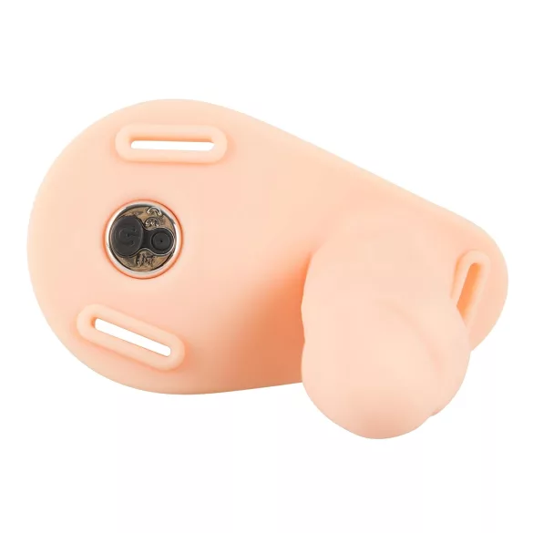 You2Toys - Strap-on - gode double à harnais (couleur chair)