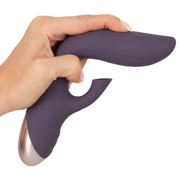 Javida - vibromasseur suceur clitoris étanche - silicone violet