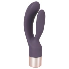   You2Toys Elegant Double - vibromasseur rabbit rechargeable - silicone violet