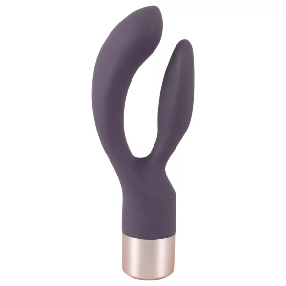 You2Toys Elegant Double - vibromasseur rabbit rechargeable - silicone violet
