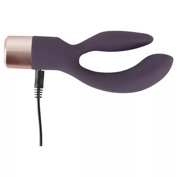 You2Toys Elegant Double - vibromasseur rabbit rechargeable - silicone violet