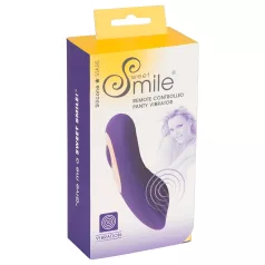   SMILE - vibromasseur clitoridien télécommandé rechargeable - silicone violet