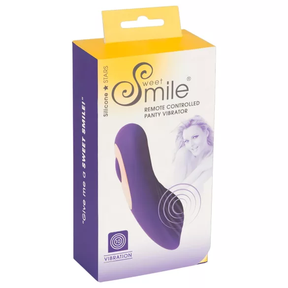 SMILE - vibromasseur clitoridien télécommandé rechargeable - silicone violet