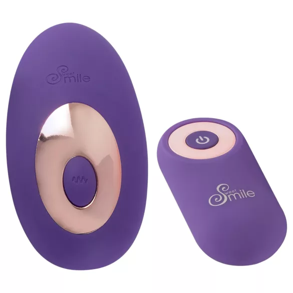 SMILE - vibromasseur clitoridien télécommandé rechargeable - silicone violet