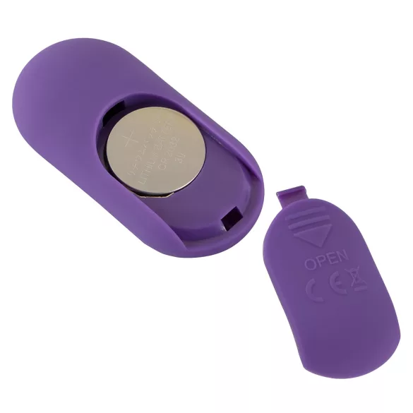 SMILE - vibromasseur clitoridien télécommandé rechargeable - silicone violet