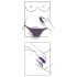 SMILE - vibromasseur clitoridien télécommandé rechargeable - silicone violet