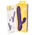 Smile Pearl - vibromasseur perlé à mouvements - silicone violet