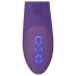Smile Pearl - vibromasseur perlé à mouvements - silicone violet