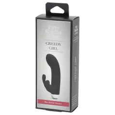   Cinquante nuances de Grey Greedy Girl - vibromasseur lapin pour point G (noir)