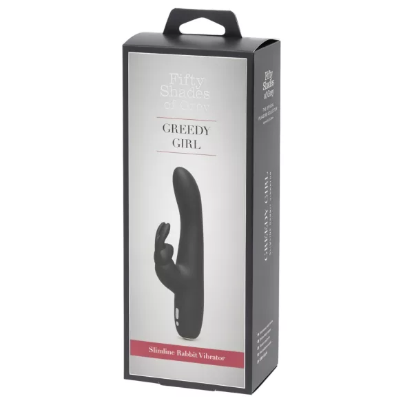 Fifty Shades of Grey - Vibromasseur rabbit rechargeable - silicone noir
