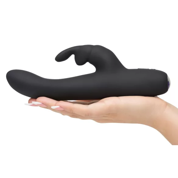 Fifty Shades of Grey - Vibromasseur rabbit rechargeable - silicone noir