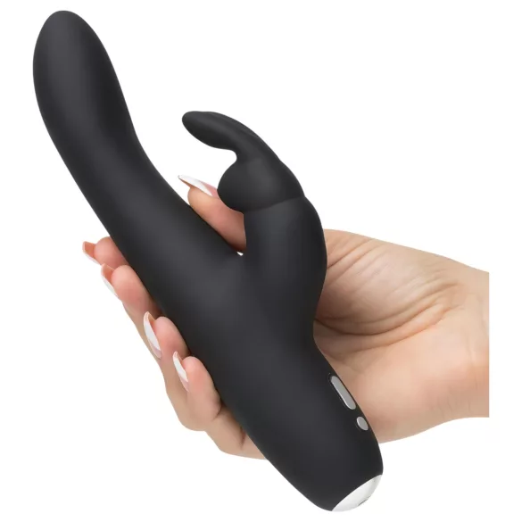 Fifty Shades of Grey - Vibromasseur rabbit rechargeable - silicone noir