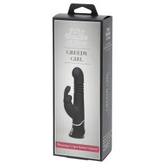  Fifty Shades of Grey - Rabbit vibrant lisseur - silicone noir