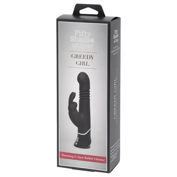 Fifty Shades of Grey - Rabbit vibrant lisseur - silicone noir
