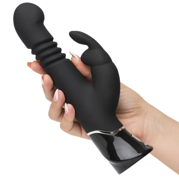 Fifty Shades of Grey - Rabbit vibrant lisseur - silicone noir
