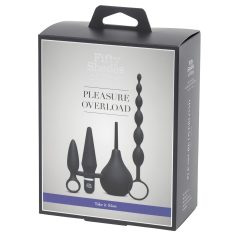 Fifty Shades of Grey - coffret anal 4 en 1 - silicone noir