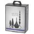 Fifty Shades of Grey - coffret anal 4 en 1 - silicone noir