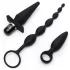 Fifty Shades of Grey - coffret anal 4 en 1 - silicone noir