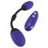GoGasm - Œuf vibrant double stimulation vagin et anus - silicone violet/noir