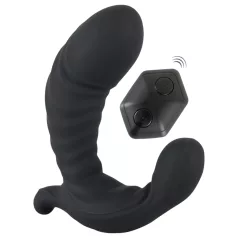   You2Toys - vibromasseur gonflable télécommandé - silicone noir