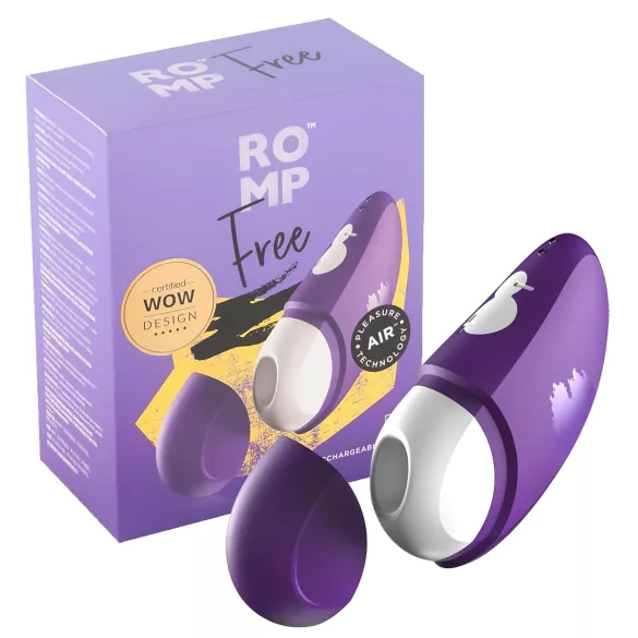 ROMP Free - stimulateur clitoridien pulsations - étanche - lilas