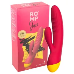   ROMP Jazz - vibromasseur rabbit point G étanche - silicone rose