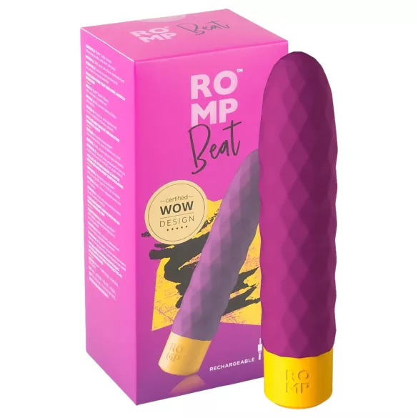 ROMP Beat - vibromasseur rechargeable étanche - bâton violet