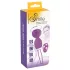SMILE - œuf vibrant rotatif - télécommande - silicone violet