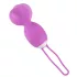 SMILE - œuf vibrant rotatif - télécommande - silicone violet