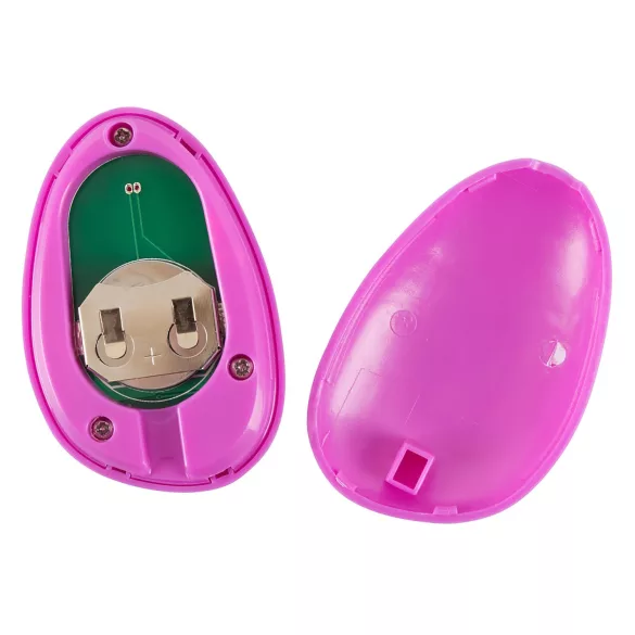SMILE - œuf vibrant rotatif - télécommande - silicone violet