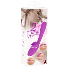   You2Toys - vibromasseur 2 fonctions rechargeable - silicone violet