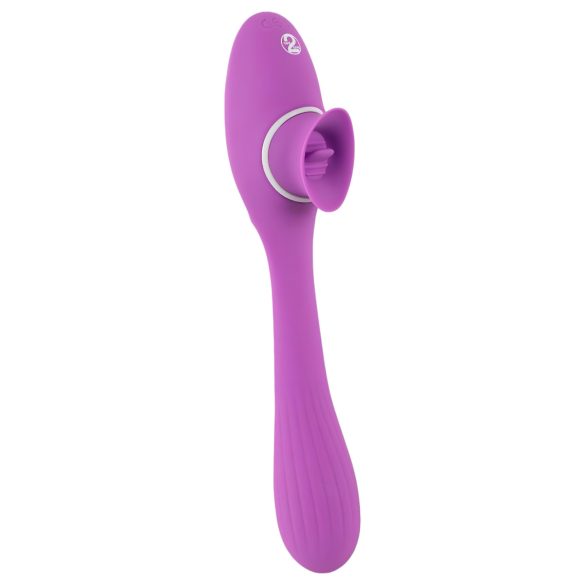 You2Toys - vibromasseur 2 fonctions rechargeable - silicone violet