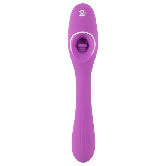 You2Toys - vibromasseur 2 fonctions rechargeable - silicone violet