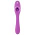 You2Toys - vibromasseur 2 fonctions rechargeable - silicone violet