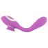 You2Toys - vibromasseur 2 fonctions rechargeable - silicone violet
