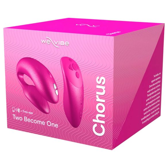 We-Vibe Chorus - vibromasseur couple intelligent et rechargeable (rose)