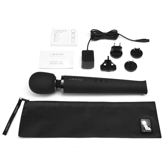 Le Wand Petite - masseur-vibromasseur exclusif rechargeable (noir)