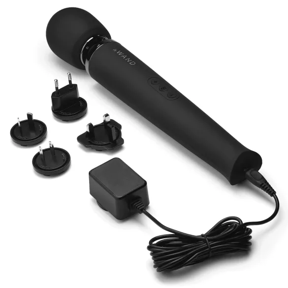 Le Wand Petite - masseur-vibromasseur exclusif rechargeable (noir)