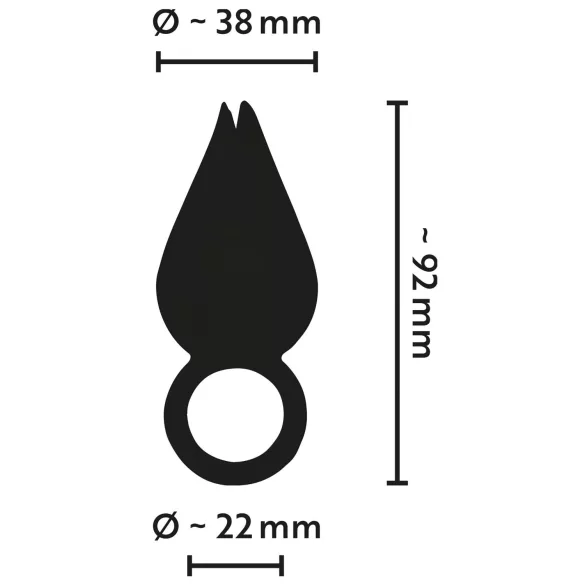 Belou - vibromasseur clitoridien étanche rechargeable - noir