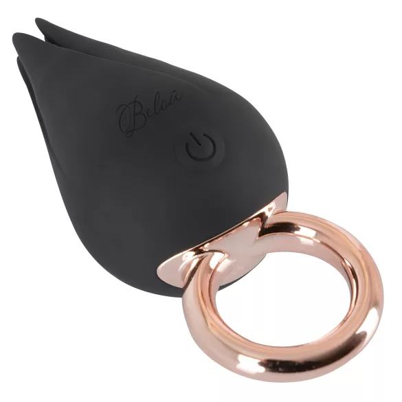 Belou - vibromasseur clitoridien étanche rechargeable - noir
