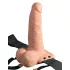 Pipedream - Fetish Strap-On 6 - harnais ceinture avec gode creux vibrant (couleur chair)