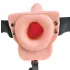 Pipedream - Fetish Strap-On 6 - harnais ceinture avec gode creux vibrant (couleur chair)