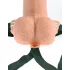 Pipedream - Fetish Strap-On 6 - harnais ceinture avec gode creux vibrant (couleur chair)