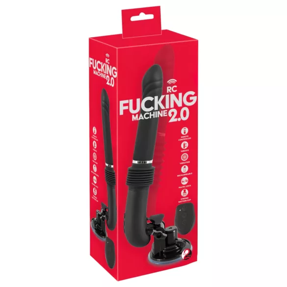You2Toys RC Fucking Machine 2.0 - machine sexuelle à piston et vibration avec ventouse