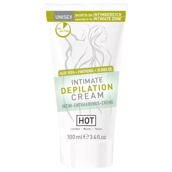 HOT Intimate - crème dépilatoire intime avec spatule - 100ml