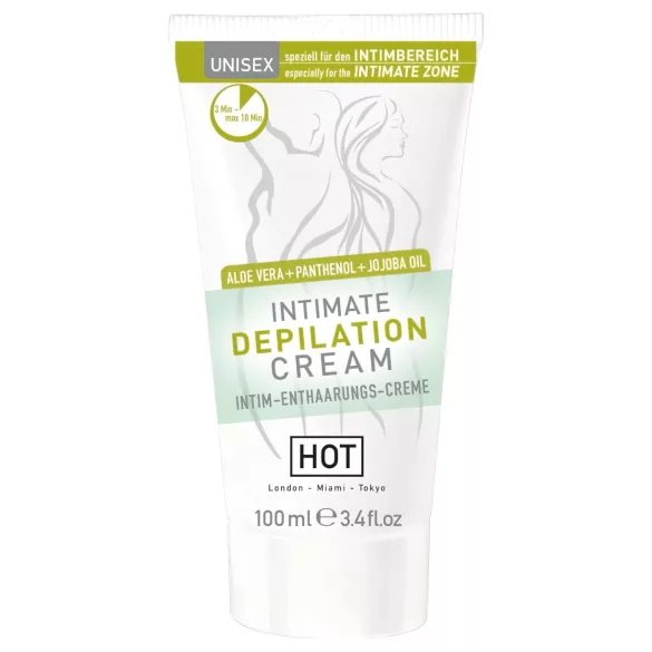 HOT Intimate - crème dépilatoire intime avec spatule - 100ml