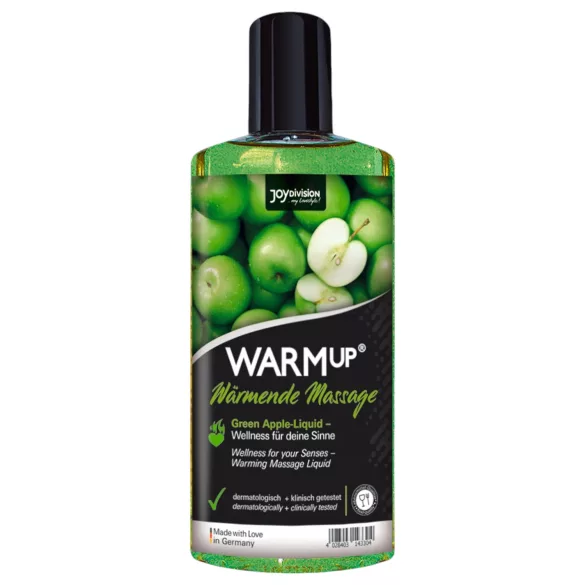 JoyDivision WARMup - huile de massage chauffante - pomme verte - 150ml