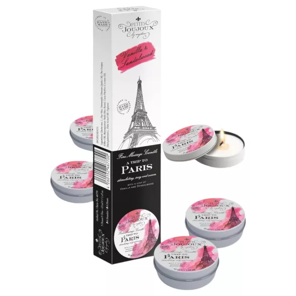 Petits Joujoux Paris - bougie de massage - vanille santal - coffret 5x43ml
